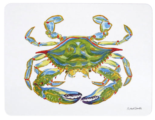 Richard Bramble Blue Crab Large Rectangular Tablemat