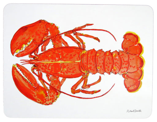Red Lobster Large Tablemat by Richard Bramble