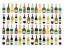 Wine & Champagne Gift Wrapping Paper