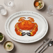 Crab 39cm oval plate lifestyle