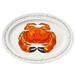 crab oval plate
