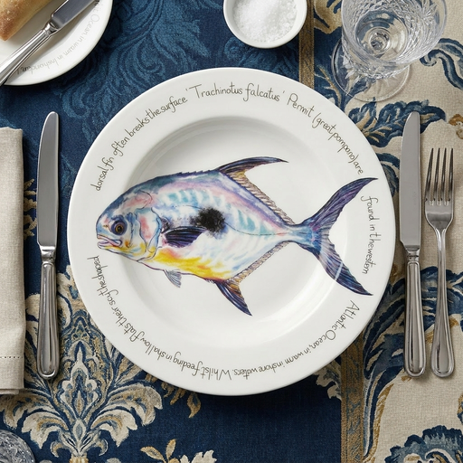 Permit 30cm deep rimmed plate lifestyle