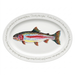 Rainbow Trout 39cm oval plate