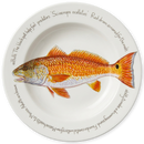 Red Drum 30cm Deep Rimmed Plate