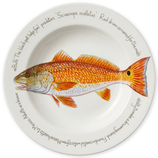 Red Drum 30cm Plate