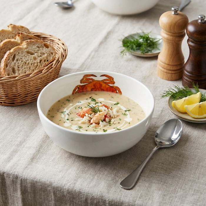 Crab 16cm Bowl table setting