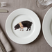 Richard Bramble British Saddleback Pig 19cm Plate lifestyle