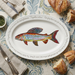 Arctic Grayling 39cm oval plate lifestyle