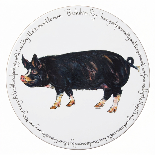 Pig Breeds Tablemat Set of 6