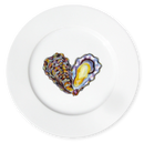 Oyster 19cm Flat Rimmed Plate | Richard Bramble