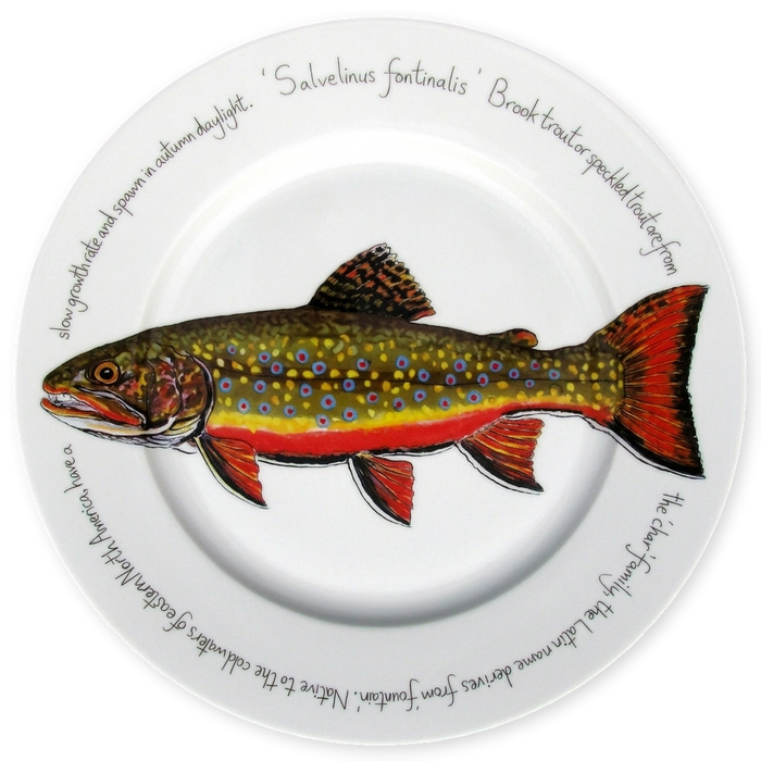 Brook Trout 30cm Plate