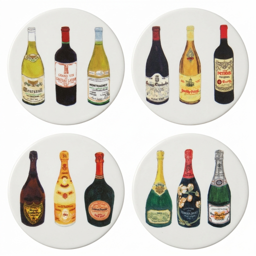 Wine & Champagne Gift Coaster Pack