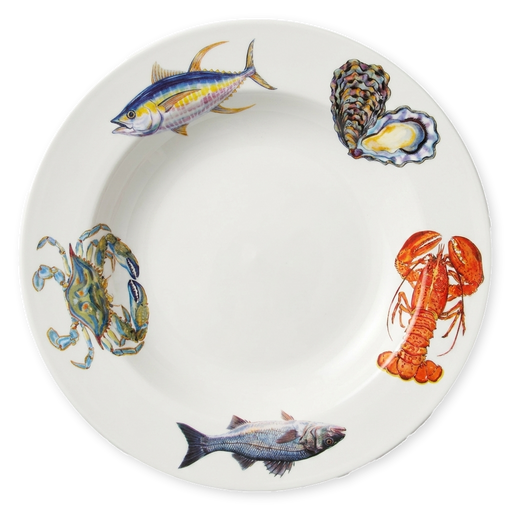 Fish And Shellfish US East Coast 30cm Plate