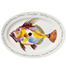 John Dory 39cm oval plate