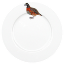 Bobwhite Quail 26cm Flat Rimmed Plate