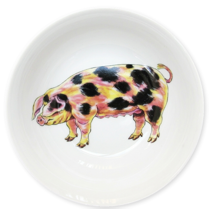gloucestershire old spot pig bowl