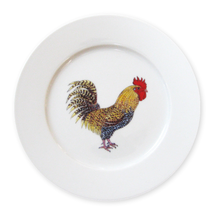 Richard Bramble Cockerel 19cm Plate