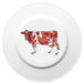 Richard Bramble Guernsey Cow 19cm Plate