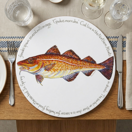 Cod tablemat