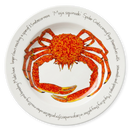 Spider Crab 30cm Flat Rimmed Plate