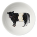 belted galloway cow bowl