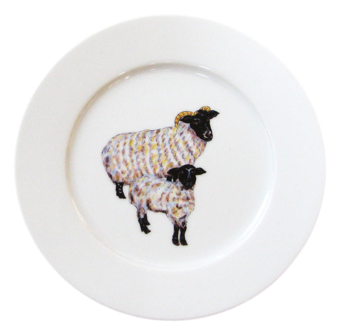 Blackface Sheep Mug & Side Plate Set styled on the table