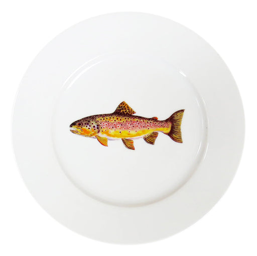 Brown Trout 19cm Plate by Richard Bramble