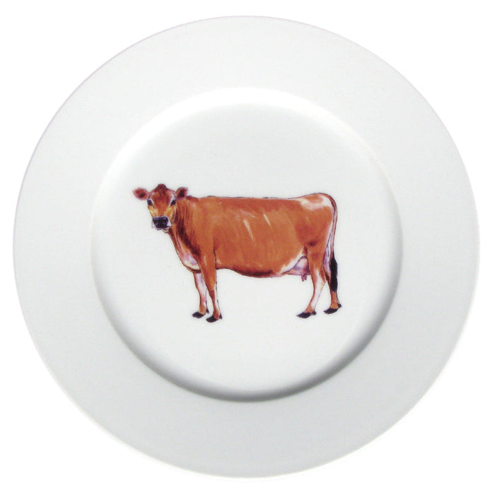 Jersey Cow Mug & Side Plate Set styled on the table