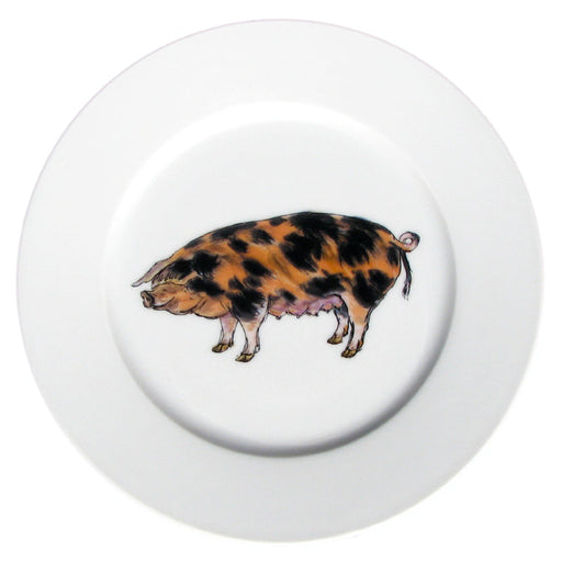 Oxford Sandy & Black Pig 19cm Plate by Richard Bramble
