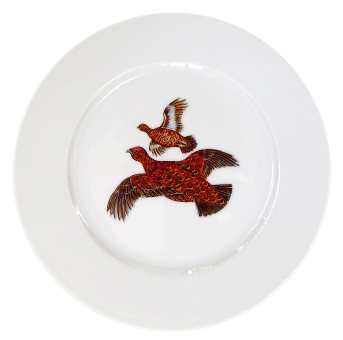 Red Grouse Mug & Side Plate Set styled on the table