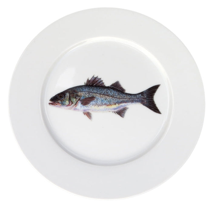 Sea Bass Mug & Side Plate Set styled on the table