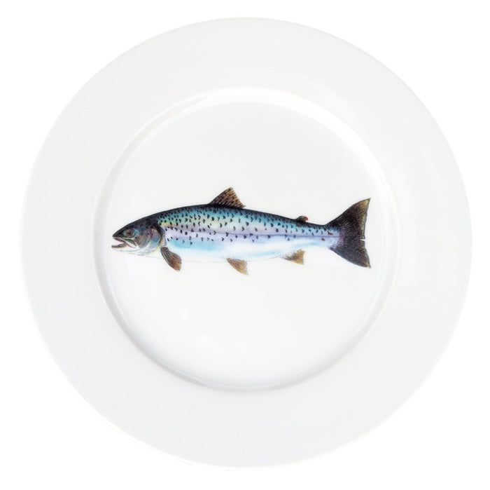 Sea Trout Mug & Side Plate Set styled on the table