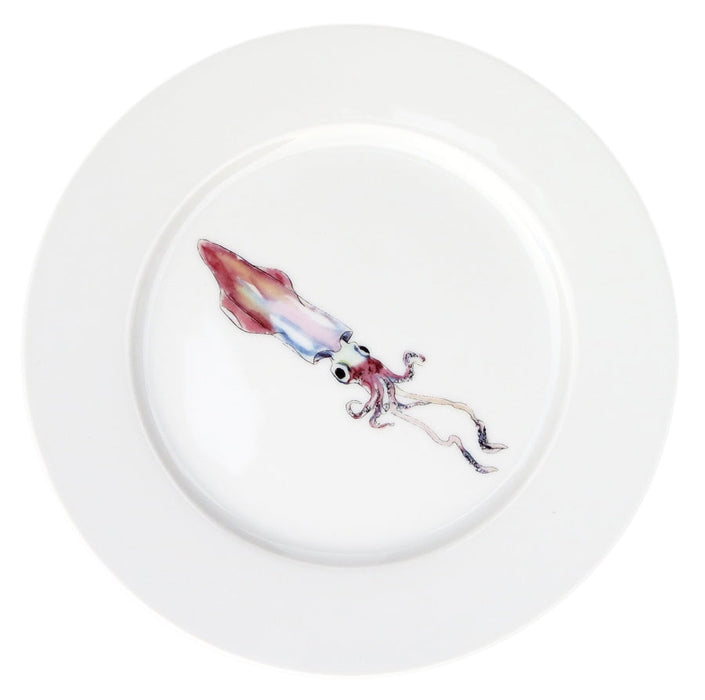 Squid 19cm Plate by Richard Bramble