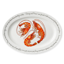 Shrimp & Prawn 39cm (15.4") Oval Plate