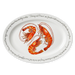 shrimp prawn oval plate