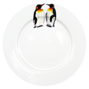 King Penguin 26cm Flat Rimmed Plate