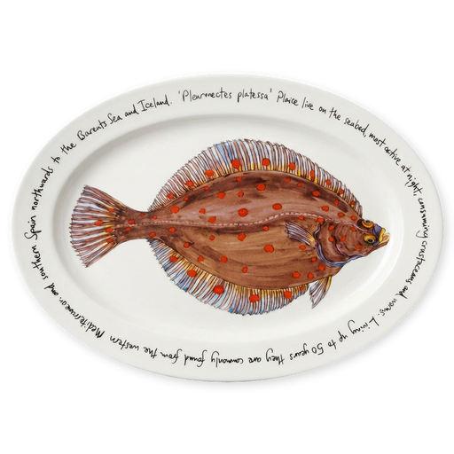 plaice oval plate