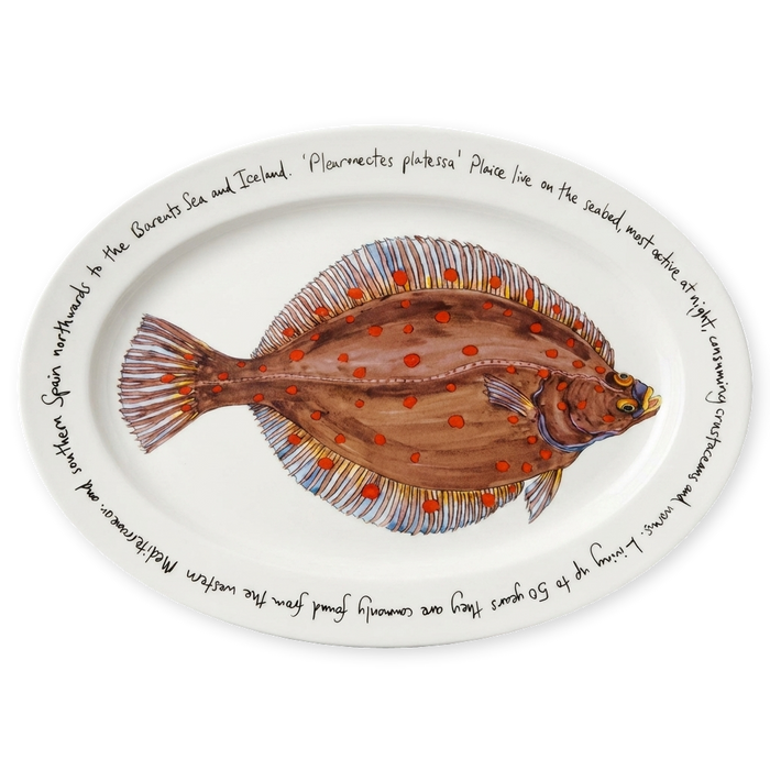 plaice oval plate