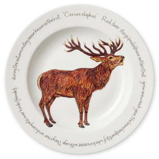 Stag Roaring 30cm Plate