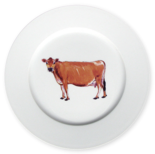 Richard Bramble Jersey Cow 19cm Plate