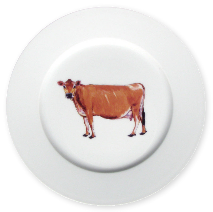 Richard Bramble Jersey Cow 19cm Plate