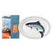 Salmon Leaping 39cm oval plate