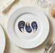 Richard Bramble Mussels 19cm Plate lifestyle
