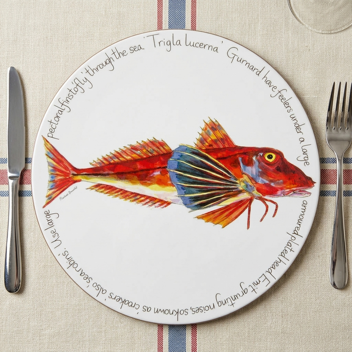 Gurnard Tablemat styled on the table