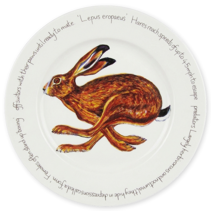 Hare Running 30cm Plate