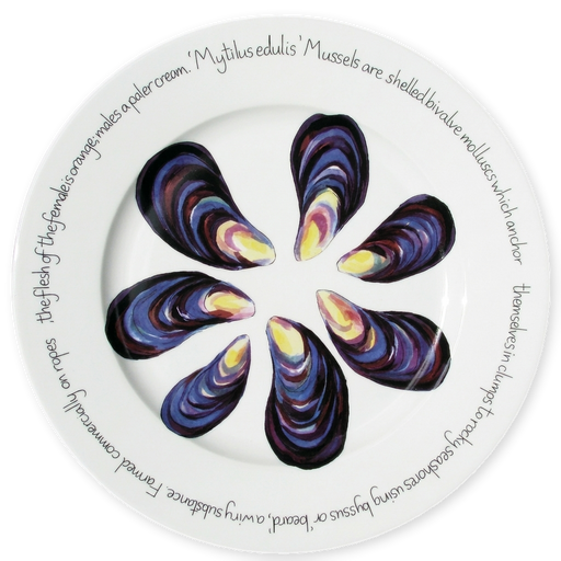 Mussels 30cm Plate