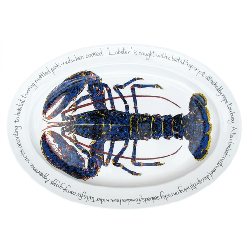 Blue Lobster 39cm oval plate