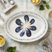 Mussels 39cm oval plate lifestyle