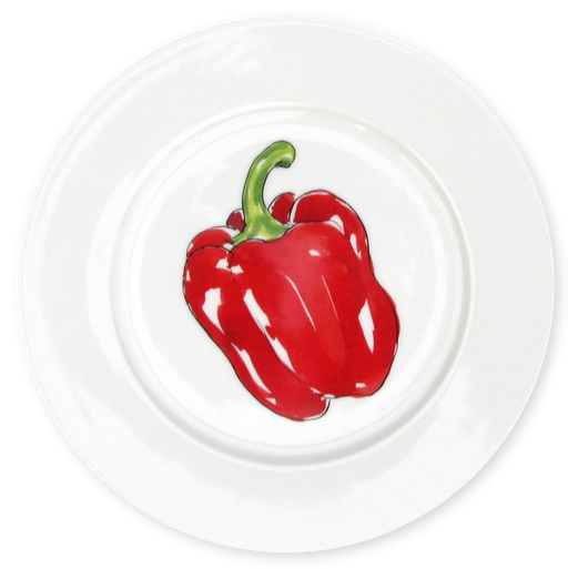 Richard Bramble Red Pepper 19cm Plate