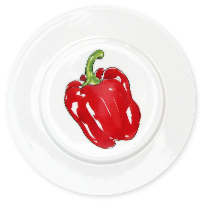 Richard Bramble Red Pepper 19cm Plate